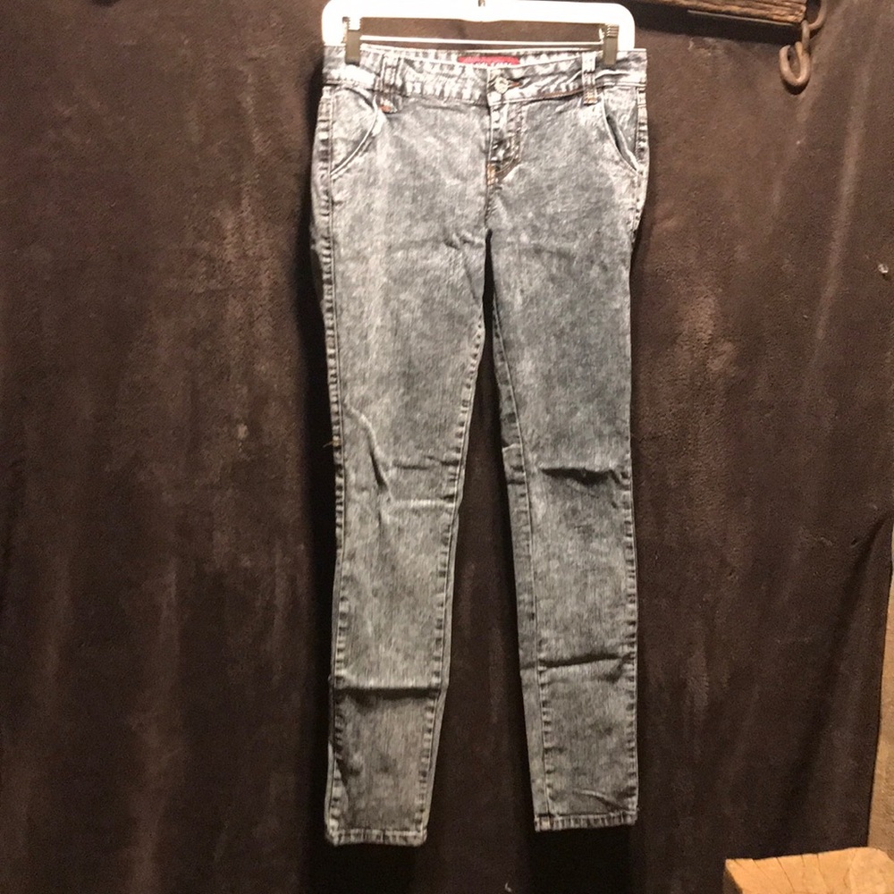 Jou Jou Premium size 5/6 skinny leggings Acid wash